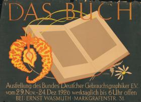 Das Buch. Ausstellung des Bundes Deutscher Gebrauchsgraphiker e. V.