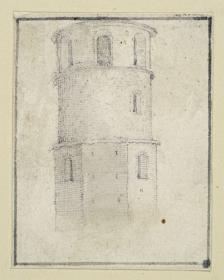Der Turm von Sta. Maria im Kapitol zu Köln