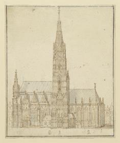 Der Stephansdom in Wien von Süden
