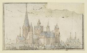 Der Dom von Mainz von Nordosten