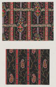 Buntpapier (zwei verschiedene Muster mit Paisleymotiven)