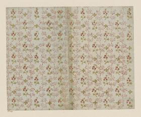 Kattunpapier (kleines florales Flächenmuster)
