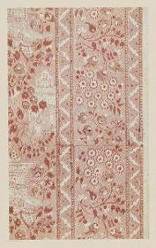 Kattunpapier (florales Streifenmuster, Frankreich)
