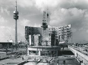München, BMW Werksmuseum, Baustelle