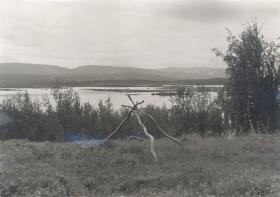 Holzgestell am Dermejaure