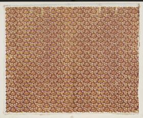 Modeldruckpapier (florales Netzmuster)