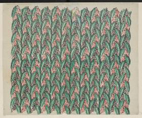 Modeldruckpapier (florales Muster)