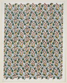 Modeldruckpapier (florales Flächenmuster)