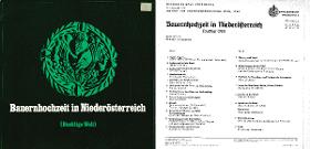 Bauernhochzeit in Niederösterreich (Bucklige Welt)
