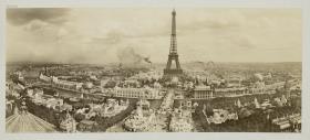 Paris, Weltausstellung 1900, Panorama mit Eiffelturm
