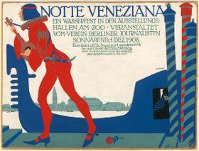 Notte Veneziana Ein Wasserfest in den Ausstellungshallen am Zoo veranstaltet vom Verein Berliner Journalisten