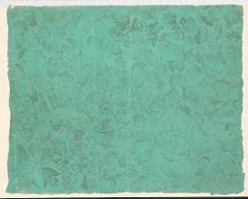 Lithografiertes Papier (mit grotesken Köpfen)