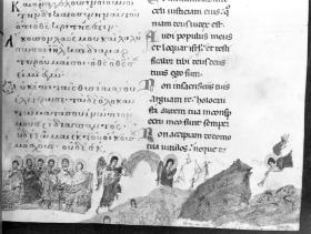 Psalterium und Breviarum graeco-latinum: Das Jüngste Gericht (rechte Hälfte)