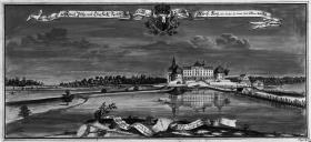 Ansicht des Jagdschlosses Moritzburg
