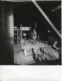 Mannesmann,  Kokillenguss im Stahlwerk