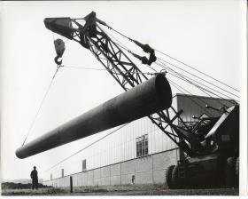 Mannesmann, Transport eines Rohres