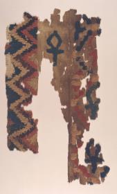 Fragment eines Behanges mit Henkelkreuzen