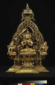 Bodhisattva Dharmadhātu Vāgīśvara (Eine Form des Bodhisattva Mañjuśri / Manjushri)