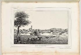 Ansicht von Neustrelitz. in: G. C. F. Lisch (Verf.) Me(c)klenburg in Bildern. Lithographie, Druck und Verlag J. Tiedemann: Rostock 1844