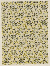Modeldruckpapier (florales Rautenmuster)