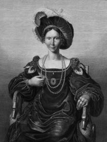 Bildnis Auguste Kurfürstin von Hessen-Kassel (nach Friedrich Bury)