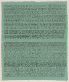 Lithografiertes Papier (Zierbänder)
