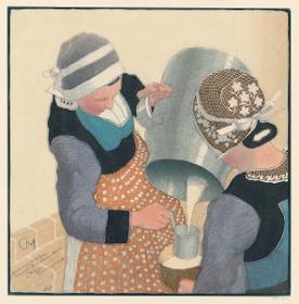 Bretonische Milchfrau