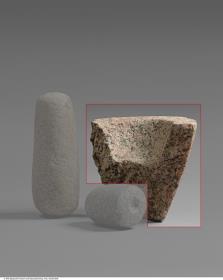Fragment eines Mörsers
