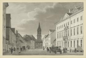 Die Klosterstraße mit Parochialkirche in Berlin