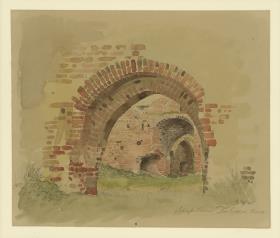 Schlossruine Diebow bei Thorn