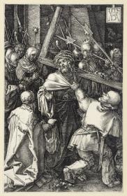 Der Schmerzensmann an der Geißelsäule (Kupferstich-Passion)