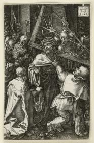 Christi Kreuztragung (Kupferstich-Passion)