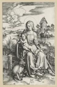 Maria mit dem Kind und der Meerkatze