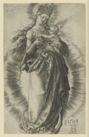 Maria auf der Mondsichel mit Sternenkrone