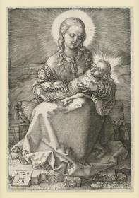 Maria mit dem gewickelten Kind