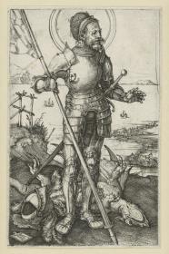 Heiliger Georg zu Fuß