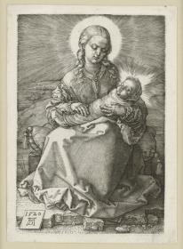 Maria mit dem gewickelten Kind