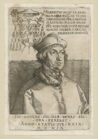 Porträt des Kardinals Albrecht von Brandenburg