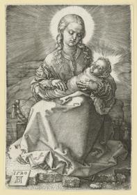 Maria mit dem gewickelten Kind