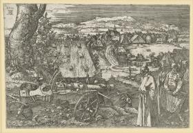 Landschaft mit Kanone