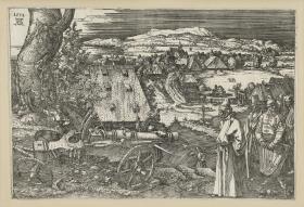 Landschaft mit einer Kanone