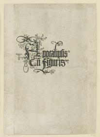 Titelblatt: Apocalipsis cu[m] figuris (Apokalypse)