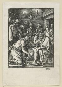 Christus wäscht die Füße der Apostel (Kleine Passion)