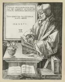 Porträt des Erasmus von Rotterdam