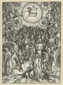 Die Anbetung des Lammes auf dem Berg Zion (Apokalypse)