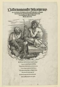 Titelblatt mit dem Schmerzensmann (Große Passion)
