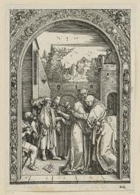 Joachim und Anna an der goldenen Pforte (Marienleben)