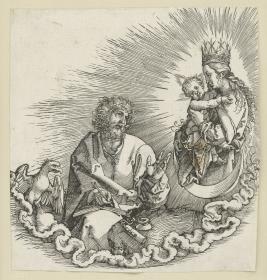 Maria erscheint dem Johannes (Apokalypse)