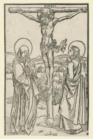 Christus am Kreuz zwischen Maria und Johannes