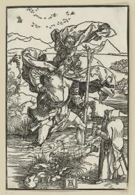 Heiliger Christophorus mit dem Vogelzug